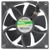 KAKU KA8025-3600E0B(E) 100-240V MAX 2.53W 2 Wires Ball Bearing Cooling Fan