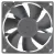 KAKU KA8025-3600E0B(E) 100-240V MAX 2.53W 2 Wires Ball Bearing Cooling Fan