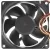 SAN JUN SJ8025LD2 24V 0.10A 3 Wires Impedance Protected Cooling Fan