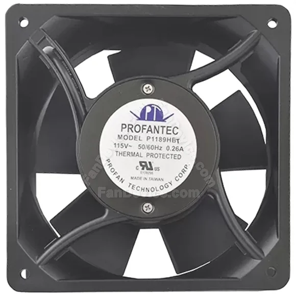 PROFANTEC P1189HBT 115V 0.26A Thermal Protected Cooling Fan