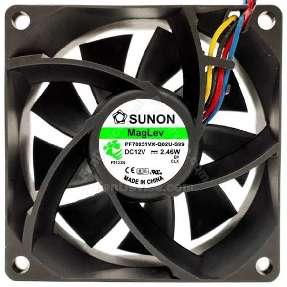 Sunon PF70251VX-Q02U-S99 12V 2.46W 4 Wires Maglev PWM Cooling Fan