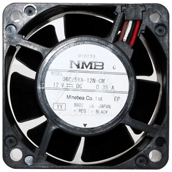 NMB 06025VA-12N-CM DC 12V 0.35A 4 Wires Axial Cooling Fan