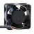 Y.S. Tech FD124020EB DC 12V 0.12A 2 Wires Axial Cooling Fan