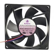 Bi-Sonic BP922512H DC 12V 0.32A 2 Wires Axial Cooling Fan