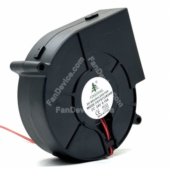 FONSONING FSY9733B24M DC 24V 0.15A 2 Wires / 3 Wires / 4 Wires Blower Cooling Fan