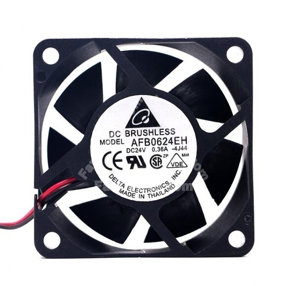 Delta AFB0624EH DC 24V 0.36A 2 Wires / 3 Wires Axial Cooling Fan