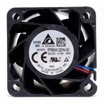 Delta FFB0412EN-00 DC 12V 0.21A 2 Wires / 3 Wires / 4 Wires Axial Cooling Fan