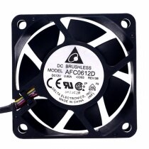 Delta AFC0612D DC 12V 0.60A 2 Wires / 3 Wires / 4 Wires Axial Cooling Fan