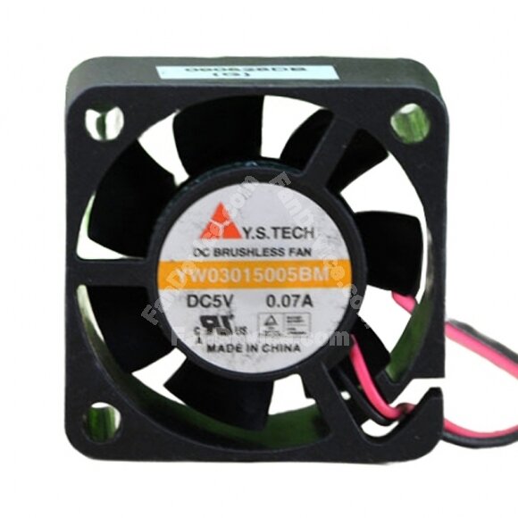 Y.S. TECH YW03015005BM DC 5V 0.07A 2 Wires / 3 Wires Axial Cooling Fan