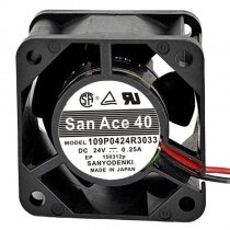 Sanyo Denki San Ace 40 109P0424R3033 DC 24V 0.25A 4028 Axial Cooling Fan