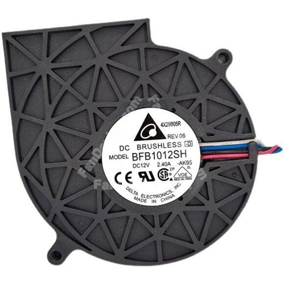 Delta BFB1012SH DC 12V 2.40A 4 Wires Blower Cooling Fan