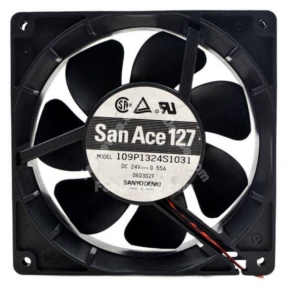 Sanyo Denki 109P1324S1031 DC 24V 0.55A 12738 Axial Cooling Fan