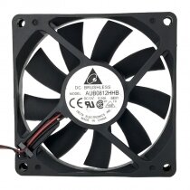 Delta AUB0812HHB DC 12V 0.24A 8015 Axial Cooling Fan