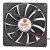 Coolmax 13525H12B ND1 DC 12V 0.4A 2 Wires Axial Cooling Fan