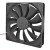 Coolmax 13525H12B ND1 DC 12V 0.4A 2 Wires Axial Cooling Fan