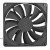 Coolmax 13525H12B ND1 DC 12V 0.4A 2 Wires Axial Cooling Fan