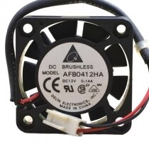 Delta AFB0412HA DC 12V 0.14A 2 Wires / 3 Wires Axial Cooling Fan