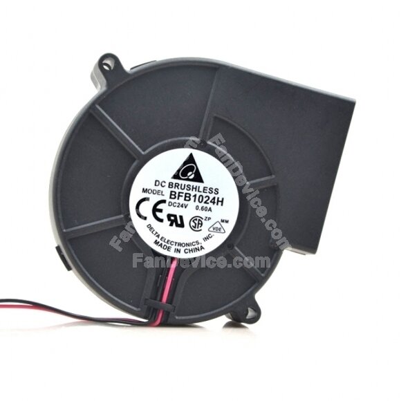 Delta BFB1024H DC 24V 0.6A 2 Wires / 3 Wires Blower Cooling Fan