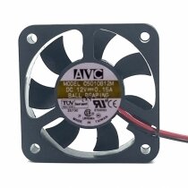 AVC C5010B12M DC 12V 0.15A 2 Wires / 3 Wires / 4 Wires Axial Cooling Fan