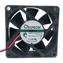 Sunon KDE1207PTV3 DC 12V 0.7W 2 Wires / 3 Wires / 4 Wires Axial Cooling Fan