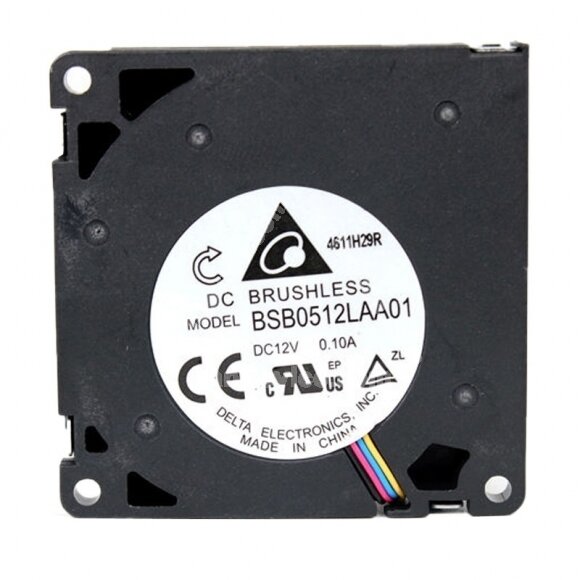 Delta BSB0512LAA01 DC 12V 0.10A 4 Wires Blower Cooling Fan