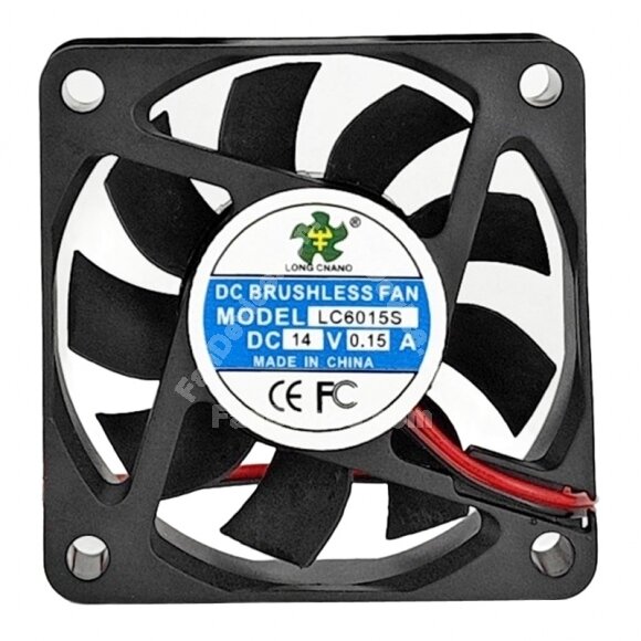 LONG CHANG LC6015S DC 14V 0.15A 6015 Axial Cooling Fan