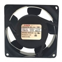 NMB 09025PB-B3L-AA AC 230V 0.06/0.07A 12/10W Impedance Protected Axial Cooling Fan