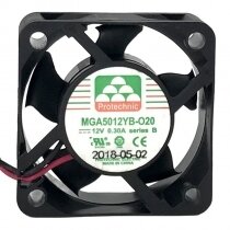 Protechnic MGA5012YB-O20 DC 12V 0.30A 5020 Axial Cooling Fan