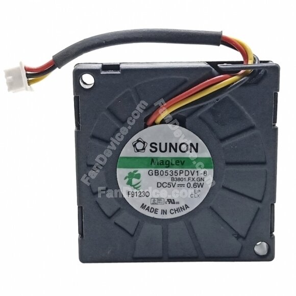 Sunon GB0535PDV1-8 DC 5V 0.6W 3 Wires Blower Cooling Fan