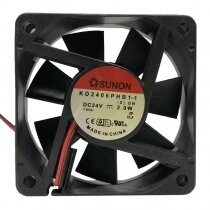 Sunon KD2406PHB1 DC 24V 2.0W 2 Wires Axial Cooling Fan