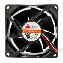 Y.S.TECH FD128025HL-N DC 12V 0.20A 8025 Axial Brushless Cooling Fan