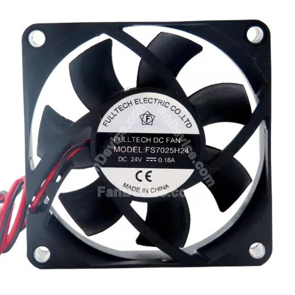 FULLTECH FS7025H24 DC 24V 0.18A 7025 Axial Cooling Fan