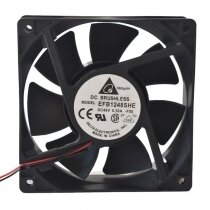Delta EFB1248SHE DC 48V 0.30A 12038 Axial Brushless Cooling Fan