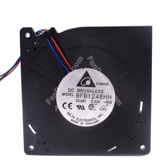 Delta BFB1248HH DC 48V 0.33A 2 Wires / 3 Wires Blower Cooling Fan