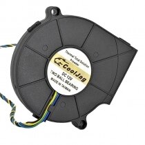 EVERFLOW B127515BN DC 12V 0.80A 7515 Blower Cooling Fan