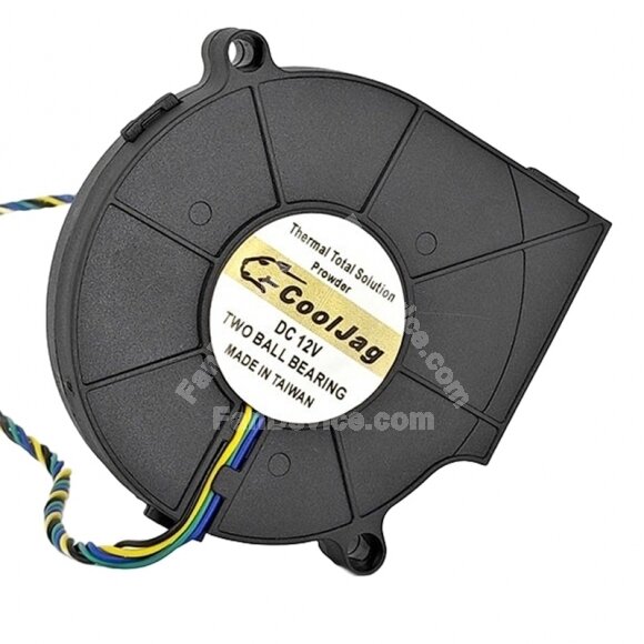 EVERFLOW B127515BN DC 12V 0.80A 7515 Blower Cooling Fan