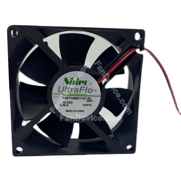 Nidec T80T12MS11A7-51 DC 12V 0.36A 2 Wires Axial Cooling Fan