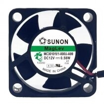 Sunon Maglev MC30101V1-000U-A99 DC 12V 0.58W 3010 Axial Cooling Fan
