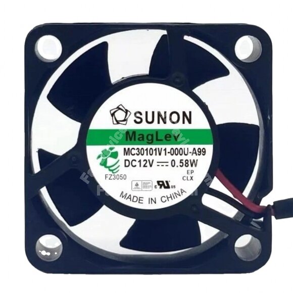 Sunon Maglev MC30101V1-000U-A99 DC 12V 0.58W 3010 Axial Cooling Fan