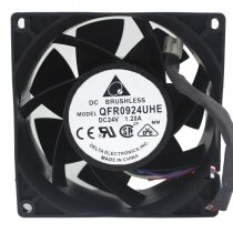 Delta QFR0924UHE DC 24V 1.20A 9038 Axial Brushless Cooling Fan