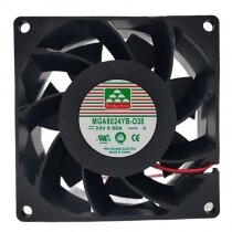 Magic MGA8024YB-O38 DC 24V 0.90A 8038 Axial Cooling Fan