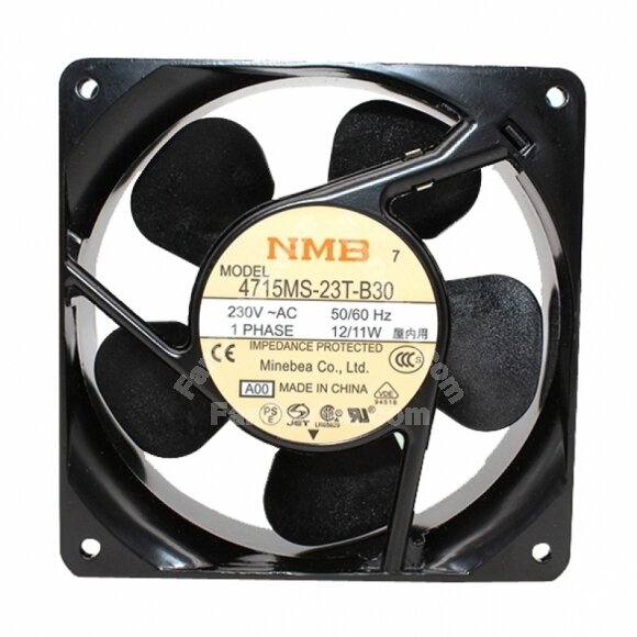 NMB 4715MS-23T-B30 AC 230V 0.10A / 0.11A 12W / 11W Axial Cooling Fan
