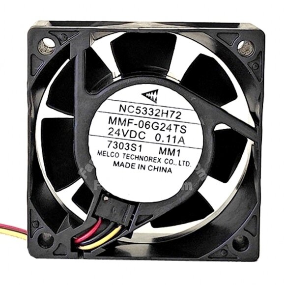 Mitsubishi MMF-06G24TS NC5332H72 DC 24V 0.11A 2 Wires / 3 Wires Axial Cooling Fan