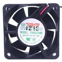 TOYON TD6025MB DC 12V 0.10A 6025 Axial Brushless Cooling Fan