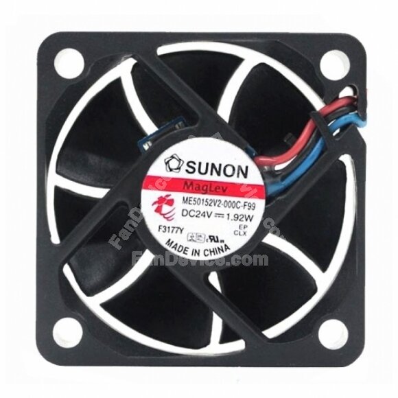 Sunon ME50152V2-000C-F99 DC 24V 1.92W 2 Wires / 3 Wires Axial Cooling Fan