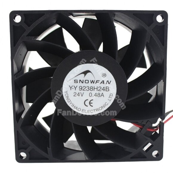 SNOWFAN YY9238H24B DC 24V 0.48A 9238 Axial Cooling Fan