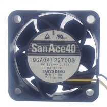 Sanyo Denki San Ace 40 9GA0412G7008 DC 12V 0.17A 4015 Axial Cooling Fan