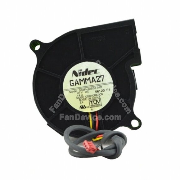 Nidec D06F-12SS5 DC 12V 0.14A 2 Wires / 3 Wires Blower Cooling Fan