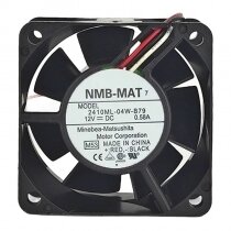 NMB-MAT 2410ML-04W-B70 DC 12V 0.58A 6025 Axial Cooling Fan