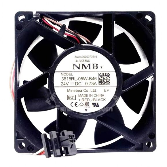 NMB 3615RL-05W-B46 DC 24V 0.73A 9038 Axial Cooling Fan